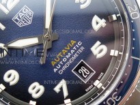 Autavia WBE5116 42mm SS KOR 1:1 Best Edition Blue Ceramic bezel Blue Dial on SS Bracelet SW200 (Free Nylon and Leather Strap)