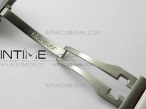 Autavia WBE5116 42mm SS KOR 1:1 Best Edition Black Ceramic bezel Gray Dial on SS Bracelet SW200 (Free Nylon and Leather Strap)