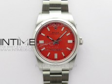 Oyster Perpetual 36mm 126000 BP Best Edition Red Dial on SS Bracelet