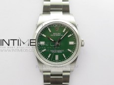 Oyster Perpetual 36mm 126000 BP Best Edition Green Dial on SS Bracelet