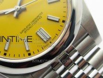 Oyster Perpetual 41mm 124300 BP Best Edition Yellow Dial on SS Jubilee Bracelet