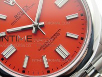 Oyster Perpetual 41mm 124300 BP Best Edition Red Dial on SS Jubilee Bracelet