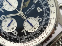 Navitimer 41mm SS B50 Best Edition SS Black Dial Numeral Markers on SS Bracelet A7750
