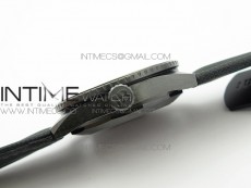 Fifty Fathoms Bathyscaphe Black Ceramic GF 1:1 Best Edition Black Dial on Black Sail-Canvas Strap A1315 (Free Rubber Strap)