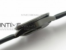 Fifty Fathoms Bathyscaphe Black Ceramic GF 1:1 Best Edition Black Dial on Black Sail-Canvas Strap A1315 (Free Rubber Strap)