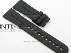 Fifty Fathoms Bathyscaphe Black Ceramic GF 1:1 Best Edition Black Dial on Black Sail-Canvas Strap A1315 (Free Rubber Strap)