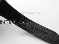 Vanguard V45 Chrono SS ABF Best Edition Black Dial Black Markers on Black Gummy Strap A7750