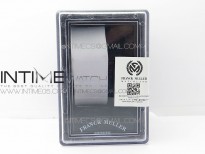 Vanguard V45 Chrono RG Pave Crystals Gold Inner Bezel ABF Best Edition Black Dial on Black Gummy Strap A7750