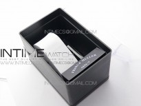Vanguard V45 Chrono Brushed RG ABF Best Edition Black Dial on Black Gummy Strap A7750