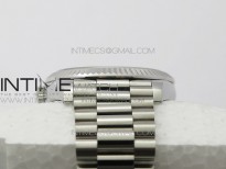 Day Date 40mm SS BP 1:1 Best Edition Gray Stick Dial on SS Bracelet A2836