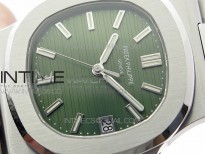 Nautilus 5711/1A PPF 1:1 Best Edition Green Textured Dial on SS Bracelet 324CS V4
