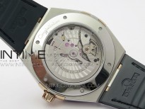 Constellation 131.33.41.21.03.001 SS/RG TW Best Edition White Dial On Black Gummy Strap A8500