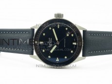 Fifty Fathoms Bathyscape Ti Case Ceramic Bezel GF 1:1 Best Edition Black Dial on Nylon Strap A1315