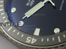 Fifty Fathoms Bathyscape Ti Case Ceramic Bezel GF 1:1 Best Edition Black Dial on Nylon Strap A1315