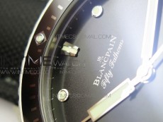 Fifty Fathoms Bathyscape Ti Case Ceramic Bezel GF 1:1 Best Edition Black Dial on Nylon Strap A1315