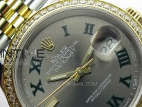 DateJust 36 SS/YG 126283 JDF 1:1 Best Edition Gray Dial on Jubilee Bracelet