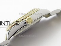 DateJust 36 SS/YG 126283 JDF 1:1 Best Edition Gray Dial on Oyster Bracelet
