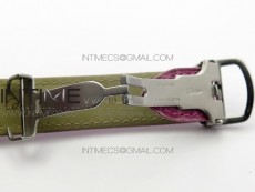 Tank Solo Ladies 25mm SS K11 1:1 Best Edition Pink Dial on Pink Croco Leather Strap Ronda Quartz