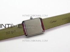 Tank Solo Ladies 25mm SS K11 1:1 Best Edition Pink Dial on Pink Croco Leather Strap Ronda Quartz