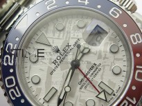 GMT-Master II 116719 BLNR Red/Blue Ceramic 904L BP 1:1 Best Edition White Dial On VR3285 (Correct Hand Stack)