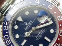 GMT-Master II 116719 BLNR Red/Blue Ceramic 904L BP 1:1 Best Edition Blue Dial On VR3285 (Correct Hand Stack)