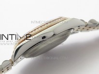 DateJust 36 SS/RG 126201 BP 1:1 Best Edition Silver Dial on Jubilee Bracelet