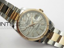 DateJust 36 SS/RG 126231 BP 1:1 Best Edition Silevr/Gray Dial on Oyster Bracelet