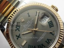 DateJust 36 SS/RG 126231 BP 1:1 Best Edition Gray Dial on Oyster Bracelet