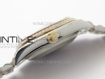 DateJust 36 SS/RG 126281 BP 1:1 Best Edition Silver/Gray Dial on Jubilee Bracelet