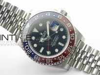 GMT Master II 126710 BLRO Red/Blue 904L SS 3EF 1:1 Best Edition on Jubilee Bracelet VR3285 CHS