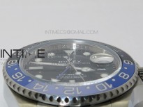 GMT-Master II 126710 Black/Blue Ceramic Bezel 904L SS GMF 1:1 Best Edition Black Dial on 904L Jubilee Bracelet A3285