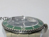 Submariner 116610 LV Green Ceramic Clean 904L 1:1 Best Edition on SS Bracelet SA3135