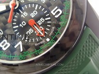 Chronofighter Superlight JKF 1:1 Best Edition on Green Rubber Strap A7750