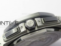 Royal Oak Offshore 44mm SS APSF 1:1 Best Edition Gray Dial on Black Rubber Strap 