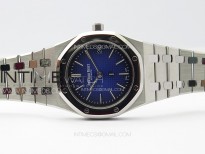 Royal Oak 39mm 15202IP SS ZF 1:1 Best Edition Blue Textured Dial on SS Bracelet A2121