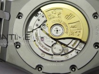 Royal Oak 41mm 15400 SS ZF 1:1 Best Edition Silver Textured Dial on SS Bracelet SA3120 Super Clone