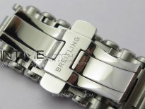 Chronomat B01 42mm SS TF 1:1 Best Edition Silver Dial Black Subdial on SS Bracelet A7750