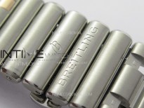Chronomat B01 42mm SS/RG TF 1:1 Best Edition Gray Dial on SS Bracelet A7750