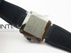 BR 03-92 Diver SS Black Dial on Rubber Strap MIYOTA 9015 (Free Leather)