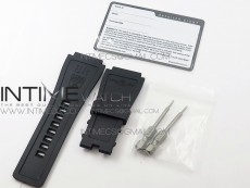 BR 03-92 Diver RG Black Dial on Rubber Strap MIYOTA 9015 (Free Rubber Strap)