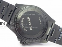 Sea-Dweller 116660 Blacken DLC Black Inner BP Best Edition Black Dial on SS Bracelet A2824