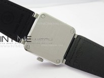 BR03-93 GMT SS B50 Black Dial on Black Leather Strap MIYOTA 9015 V2 (Free Leather Strap)
