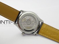 Master Moonphase SS APSF 1:1 Best Edition White Numeral Dial on Brown Leather Strap AL899