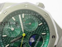 Royal Oak 41mm Complicated 26574 SS APSF 1:1 Best Edition Green Dial on SS Bracelet A5134 (CHS) V2