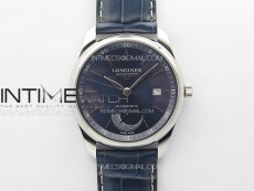Master Power Reserve SS APSF 1:1 Best Edition Blue Dial on Blue Leather Strap AL602