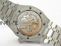 Royal Oak 41mm Complicated 26574 SS APSF1:1 Best Edition Black/Silver Dial on SS Bracelet A5134