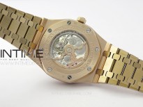 Royal Oak 41mm Complicated 26574 RG APSF1:1 Best Edition Silver Dial on RG Bracelet A5134