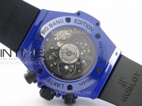 Hublot Big Bang Unico Blue Ceramic ZF 1:1 Best Edition Skeleton Dial on Blue Gummy Strap A1280