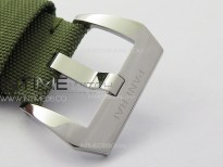 PAM606 Q "Hong Kong" HWF Black Dial on Green Nylon Strap P.3000 Super Clone