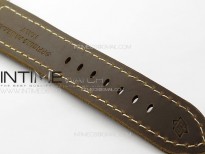 PAM911 T HWF 1:1 Best Edition on Brown ASSO Leather Strap A6497